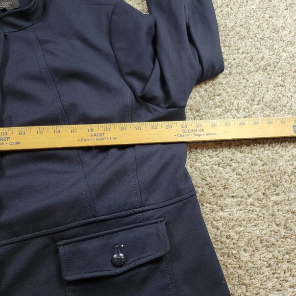 Talbots Blazer Jacket Womens 18WP Blue Rayonne Blend Button Up - Picture 4 of 9